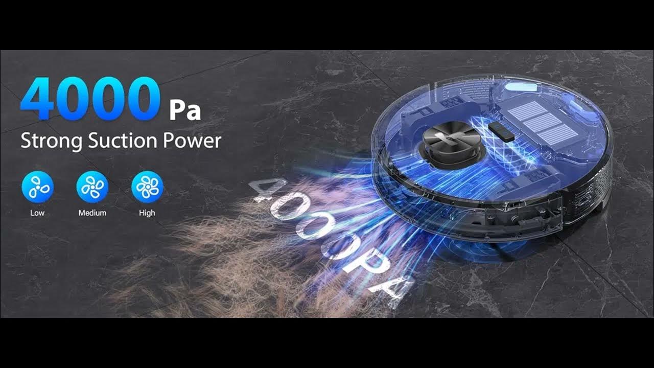 Tikom L9000 Robot Vacuum and Mop Combo - YouTube