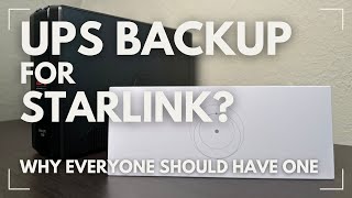Should you use a UPS with Starlink?