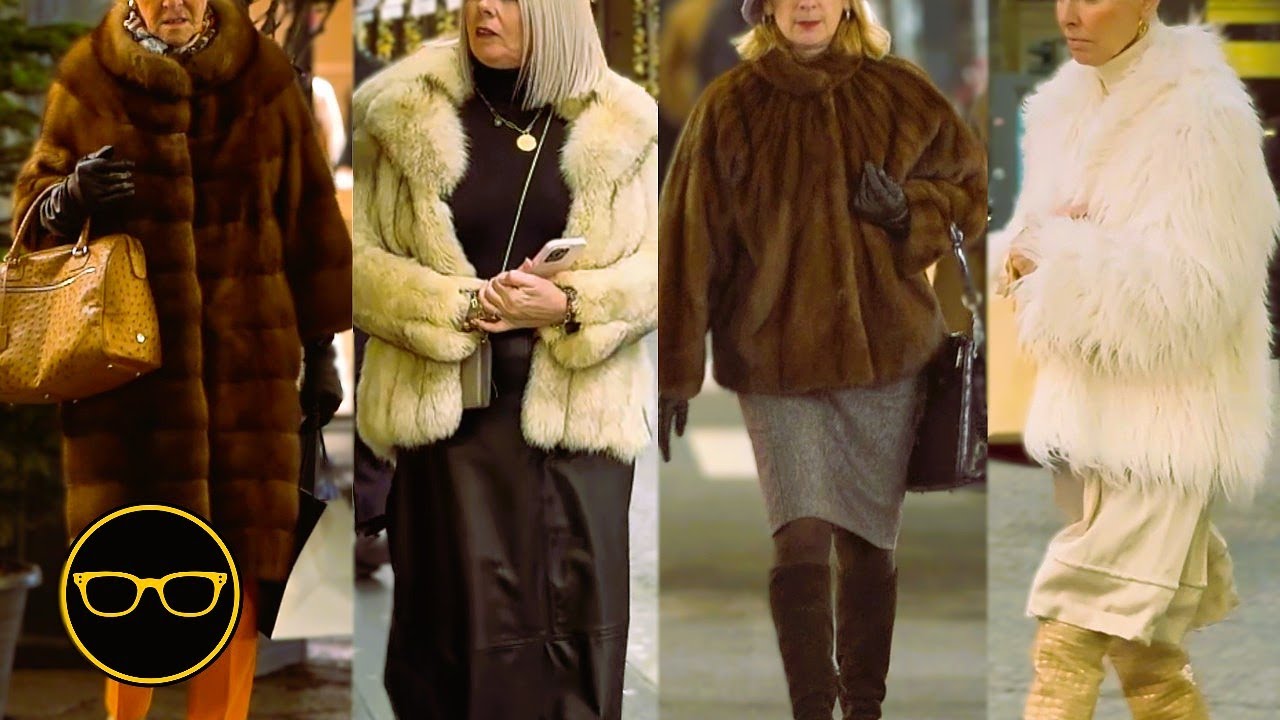 FUR is BacK ! EVENING Street Style Milan Timeless Fashion  How locals styling cold weather Italy