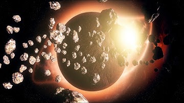 Asteroid Field & Dystopian Planet in VR