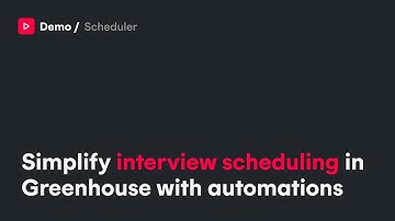 How to enable simple interviewing scheduling for yourself or for other interviewers in Greenhouse