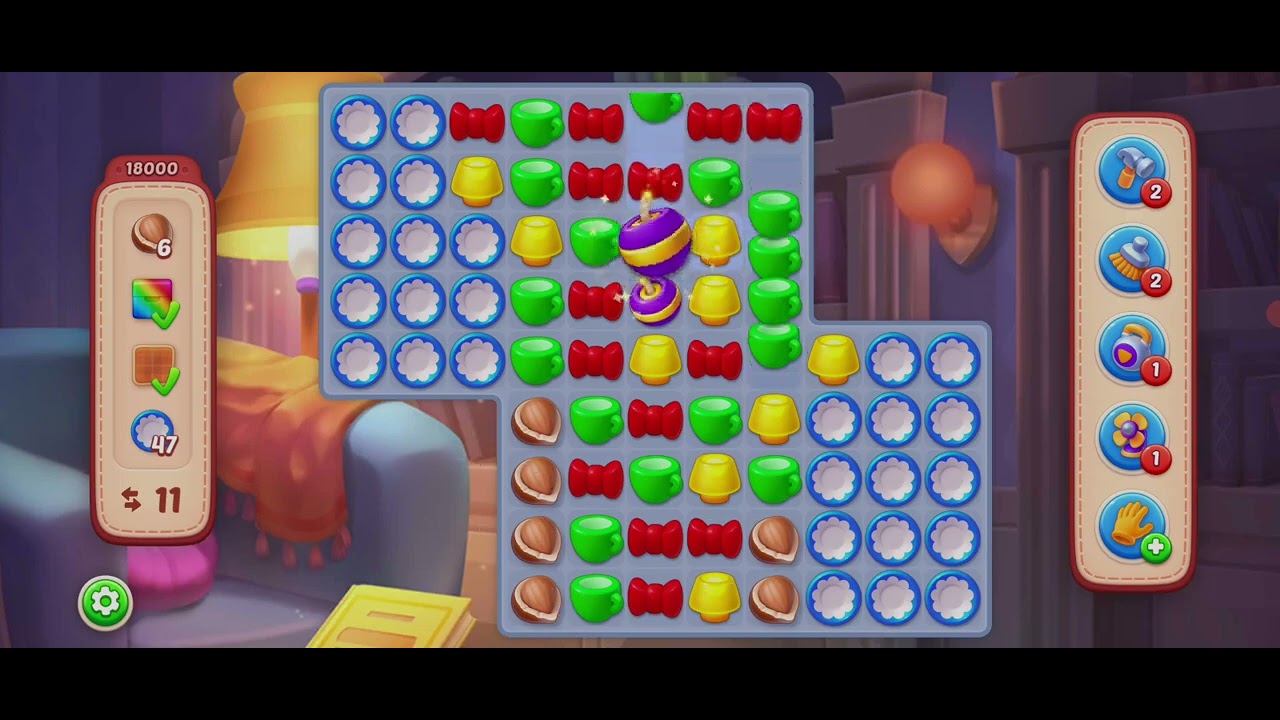 Playrix Homescapes Gameplay Walkthrough Level 18000