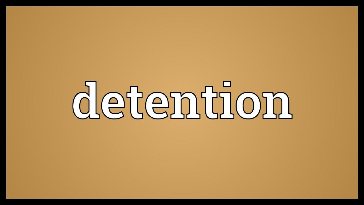 meaning of amateur detention