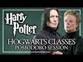 FOUR HOGWARTS CLASSES - Potions, Charms and more, Harry Potter Pomodoro Session - Harry Potter ASMR