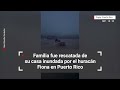 Rescatan a una familia de casa inundada por el huracán Fiona en Puerto Rico