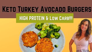 Keto Turkey Avocado Burgers - Inexpensive and Healthy Food Recipe