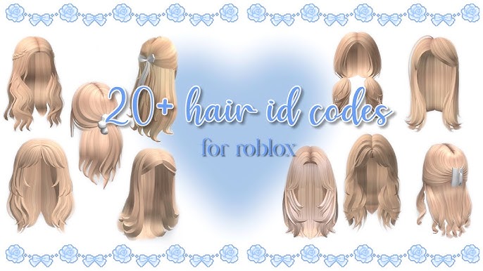 Roblox Hair Id Codes List - December 2023 