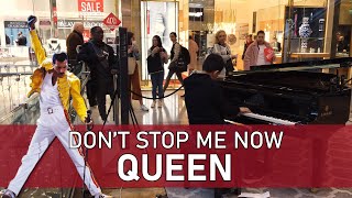 Queen Don't Stop Me Now Piano Cover Stops Shopping Mall Crowd Cole Lam 12 Years Old