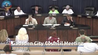 Gadsden City Council Meeting 2019-09-03
