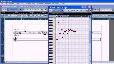 Cubase SX 3 Tutorial - Lesson 31: Score Editor Part I