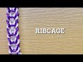 Rainbow loom rubber band bracelet tutorial rib cage