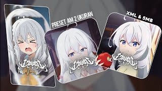 PRESET AM 2 UKURAN|| 9:16 \u0026 1:1|| DI BAWAH 5MB🎟️ DJ CINTAKU BUKAN DI ATAS KERTAS🌹