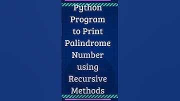 check palindrome number in python | python coding interview #interview #coding #python3 interview