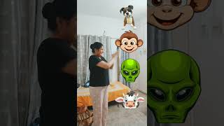 monkey dog Cow alien -  dance magic vfx#viral #viralshorts #vfx