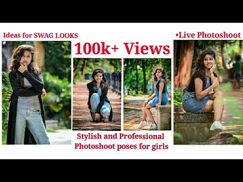 Professional & Stylish looks for girls|| Live Making portfolio || top new  photo poses | Live photos - YouTube