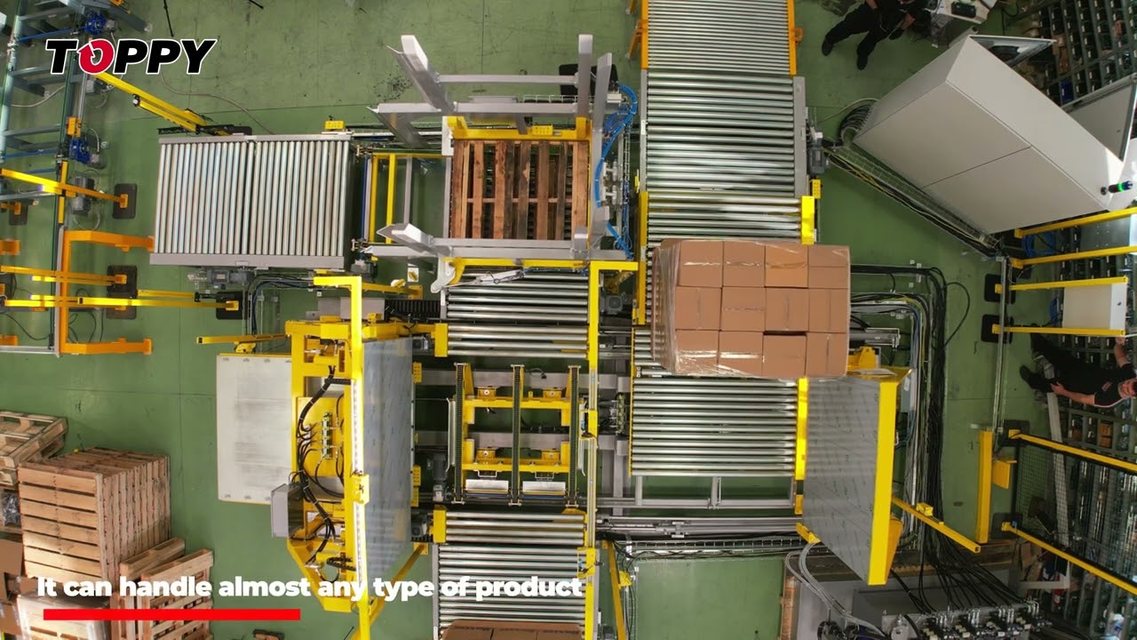 Automatisch palletwisselsysteem "Side Pusher" – PUSH & PULL SYSTEEM