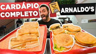 DEVORANDO TODO O CARDÁPIO DO ARNALDO'S!!! | Cachorro-quente & Burgers