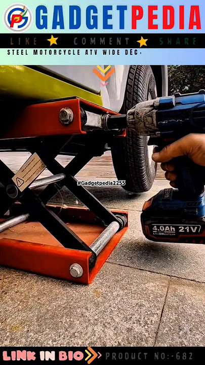 Heavy Duty Wobble Free Center Scissor Jack #shorts #youtubeshorts #ytshorts #diy #yt  (Product 682)