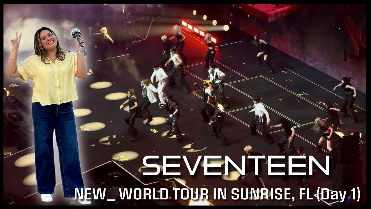SVT, I LOVE YOUUUU! 😭 NEW_ WORLD TOUR 2025 in Sunrise, FL (Day 1) | AmmyXDee