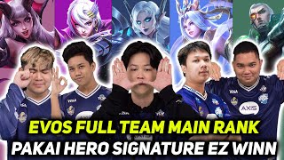 MAIN FULL TEAM EVOS JUARA MPL!!! PAKAI HERO SIGNATURE AUTO EZ WIN BANGET - MOBILE LEGENDS