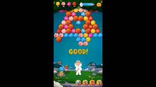 LINE バブル2 STAGE 1088 黄金コニー アイテムあり ×1.5 Gold Cony LINE BUBBLE 2