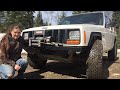 The perfect little 4x4 gets a cheap and dirty lift and homemade winch bumper