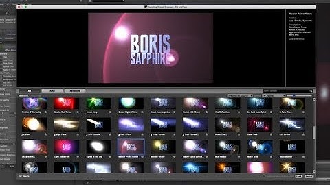 Renowned Hollywood Lens Flare Effects with Sapphire