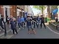 Dancers suprise Kent town with line dance flash mob