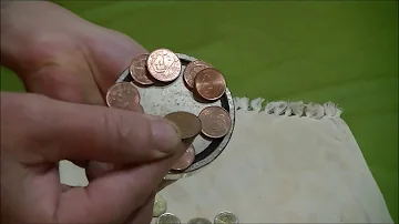 ¿Se pega una moneda de acero a un imán?