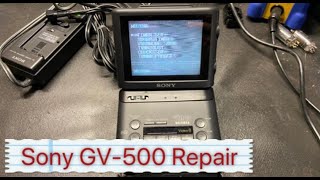 1991 Sony Video Walkman Repair - Model GV-500
