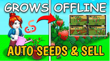 How to AFK Farm 24/7 in Grow a Garden & Make PASSIVE MONEY!