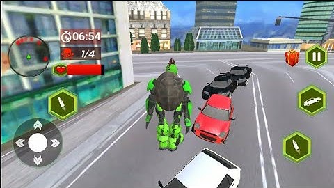 Turtle Robot Transform Car Super Robot Game Android Gameplay FHD |