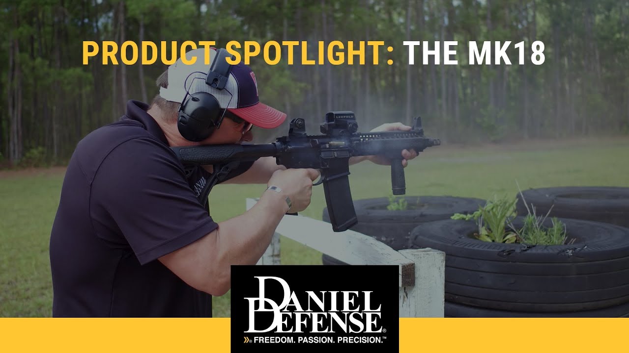 Carabine type AR15 DANIEL DEFENSE MK18 canon court 10.3'' cal