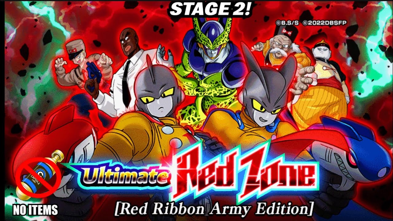 NO ITEM RUN! HOW TO BEAT NEW ULTIMATE RED ZONE [RED RIBBON ARMY EDITION