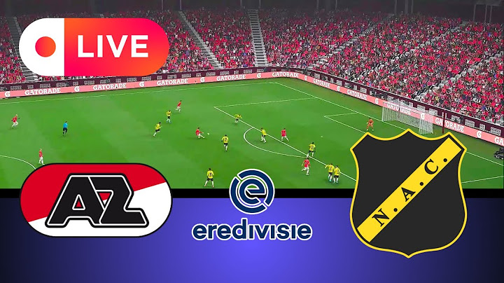 LIVE - AZ Alkmaar vs NAC Breda / Eredivisie 2024-25 | Realistic eFootball PES 21 Simulation