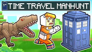 MINECRAFT MANHUNT BUT I CAN TIME TRAVEL