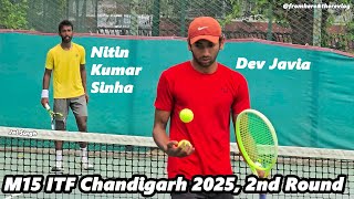 M15 Chandigarh Itf, Mens Second Round - Nitin Kumar Sinha Vs Dev Javia