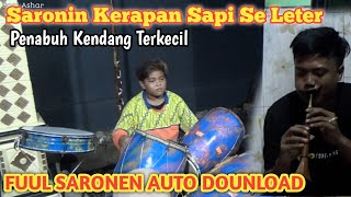 Saronen Kerapan Sapi Dengan Penabuh Kendang Cilik Se Leter.