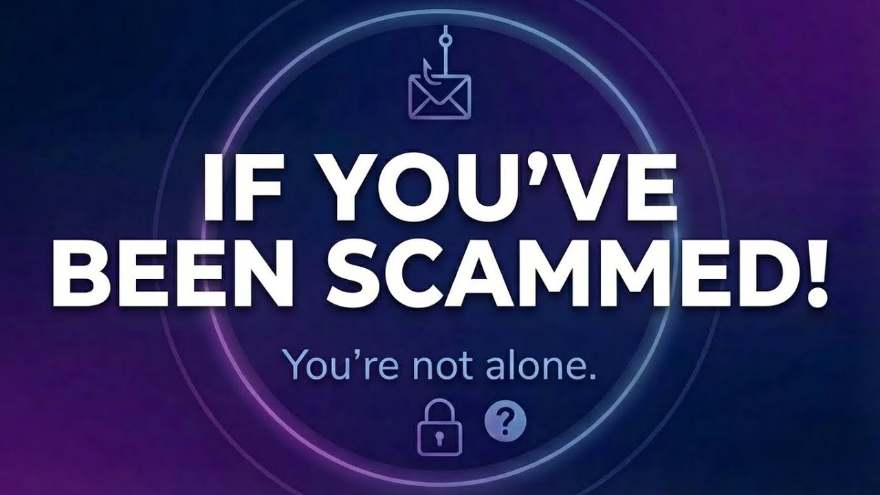 Think You Fell for a Scam? Here’s What to Do Next - YouTube
