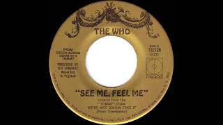 1970 HITS ARCHIVE: See Me, Feel Me - The Who (stereo 45)