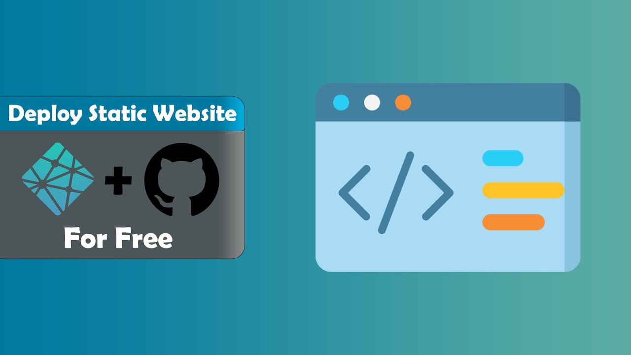 How to Deploy Static Website For Free with Github and Netlify - YouTube