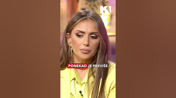Kako se Emina Jahović nosi sa kritikom I GOCA SHOW #k1 #k1televizija #gocatrzan #shorts