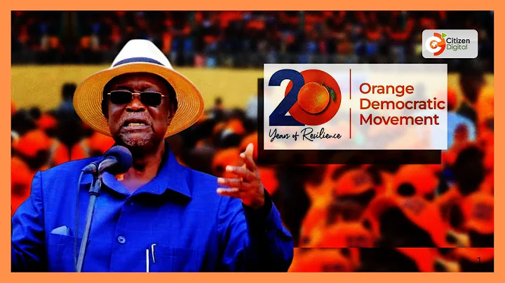 ODM@20 Dinner in Mombasa | Dr. Oburu Odinga's speech at founders’ dinner |