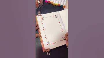 Assignment front page design || border design’s for project #borderdesign #art #shorts