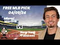 MLB Picks and Predictions - Miami Marlins vs New York Yankees, 4/9/24 Free Best Bets & Odds