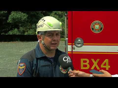 Feb 9 2018 Bomberos Voluntarios de Cali realizaron simulacro de desplome de estructuras