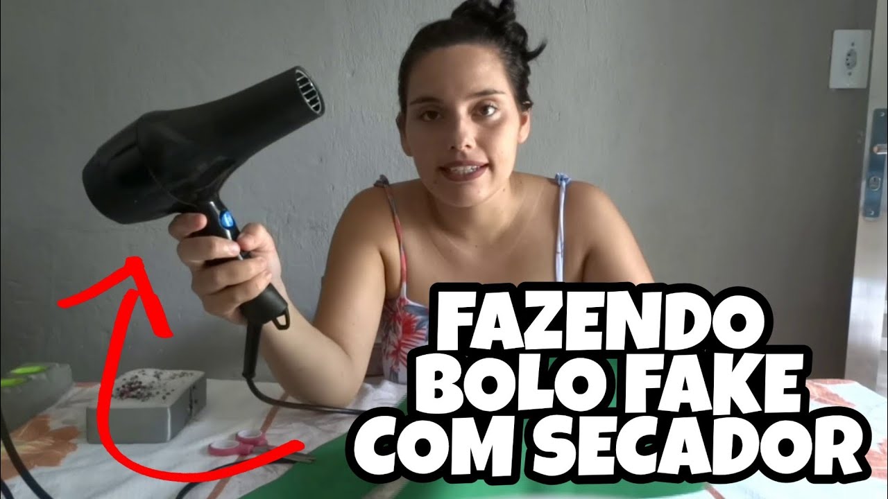 BOLO FAKE SEM EMENDA | FAZENDO COM SECADOR | BOLO DE E.V.A | ATELIE ALINE RILARI