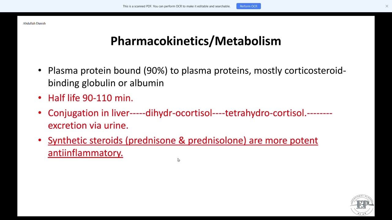 Nursing 4th semester pharmacology corticosteroids part 2