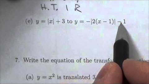 Math 30-1 Transformations Review #6e