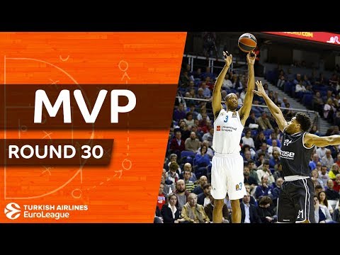 Turkish Airlines EuroLeague Regular Season Round 30 MVP: Anthony Randolph, Real Madrid